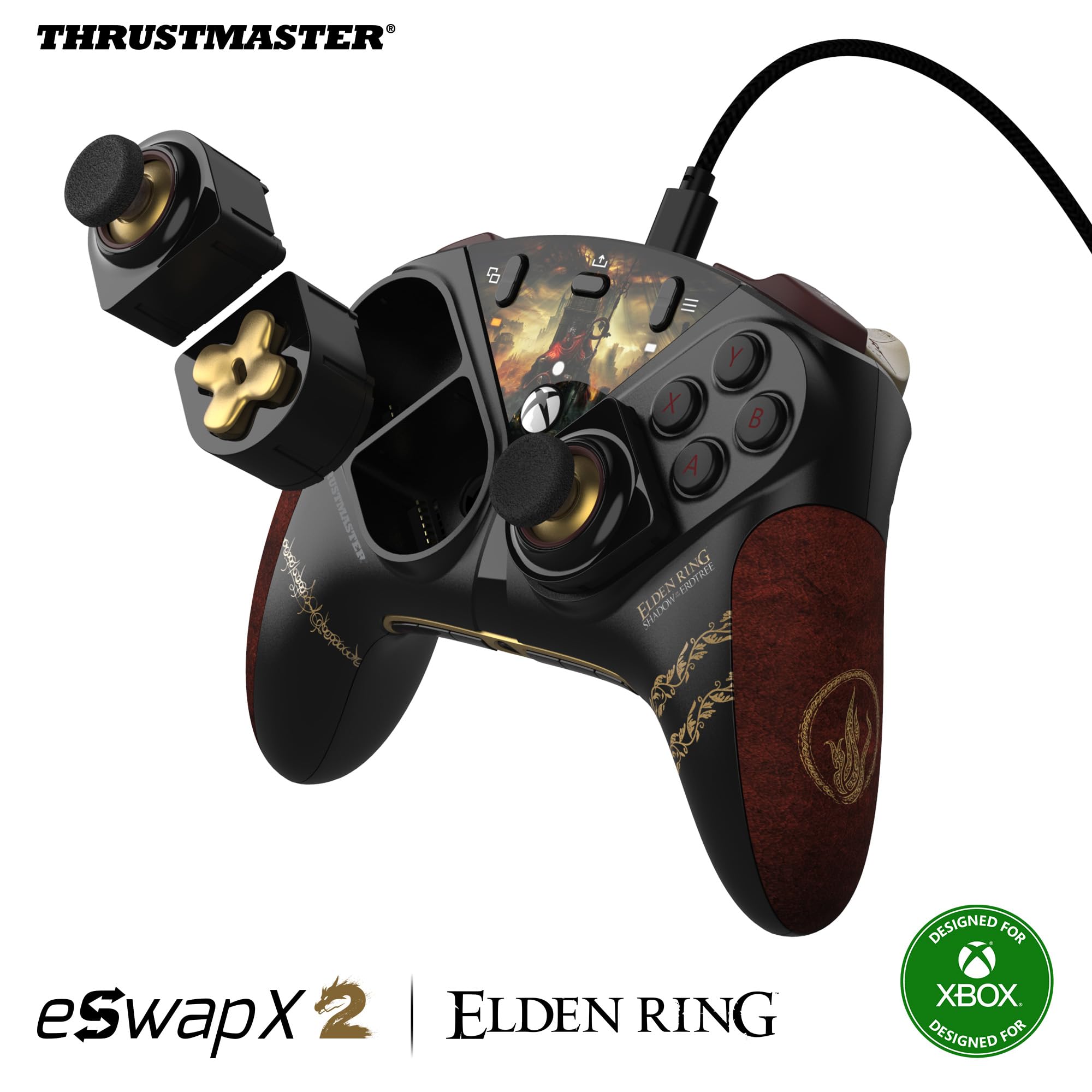 Thrustmaster eSwap X2 Elden Ring manette Xbox PC modulaire