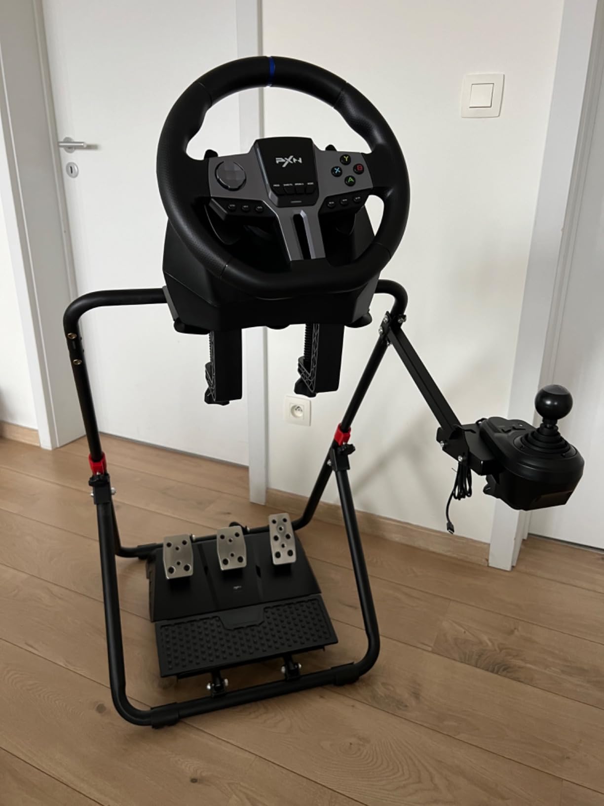 PXN A9 Racing Wheel Stand Support Volant Pliable Acier