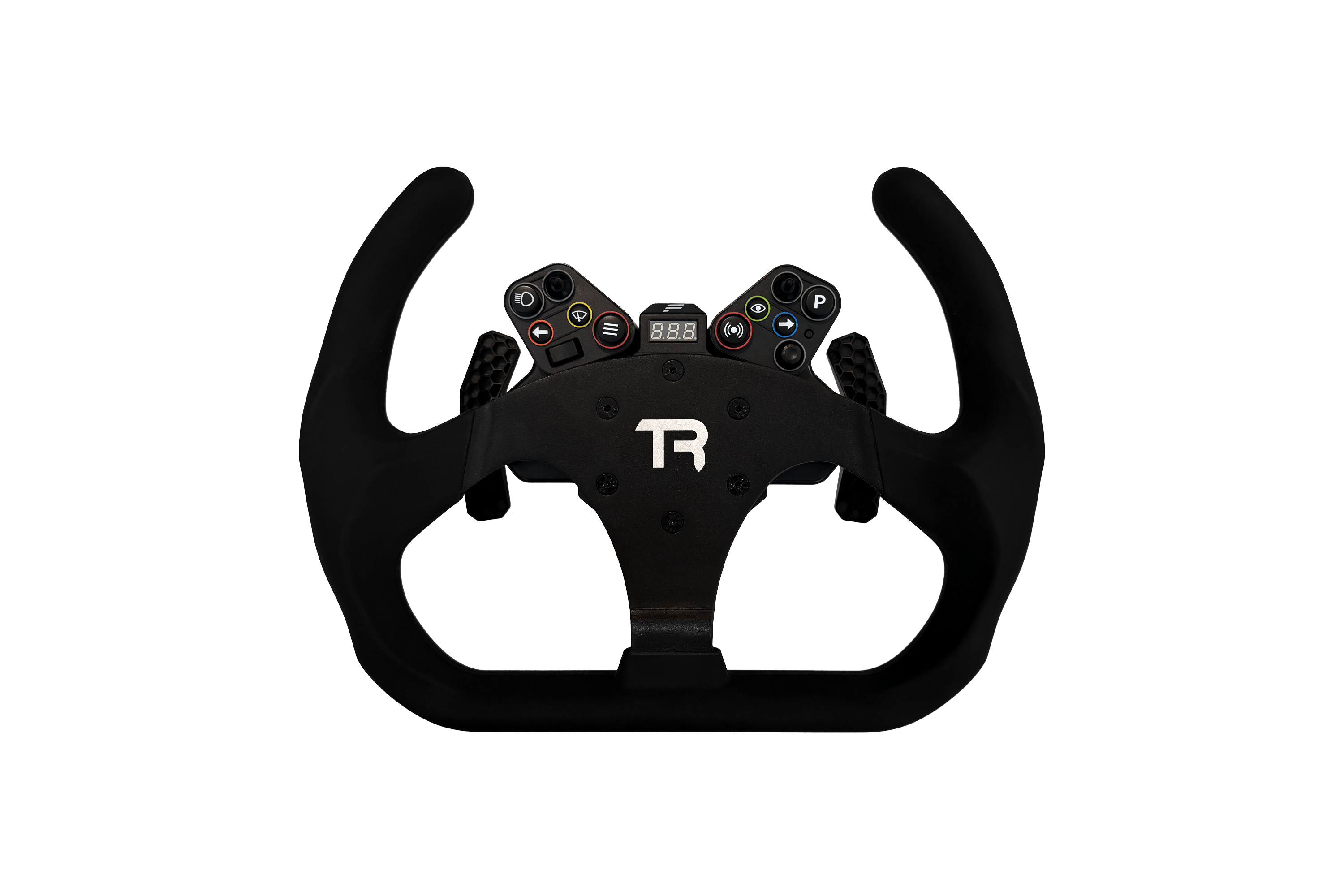 Trak Racer TR80S volant GT 330mm alu silicone méplat