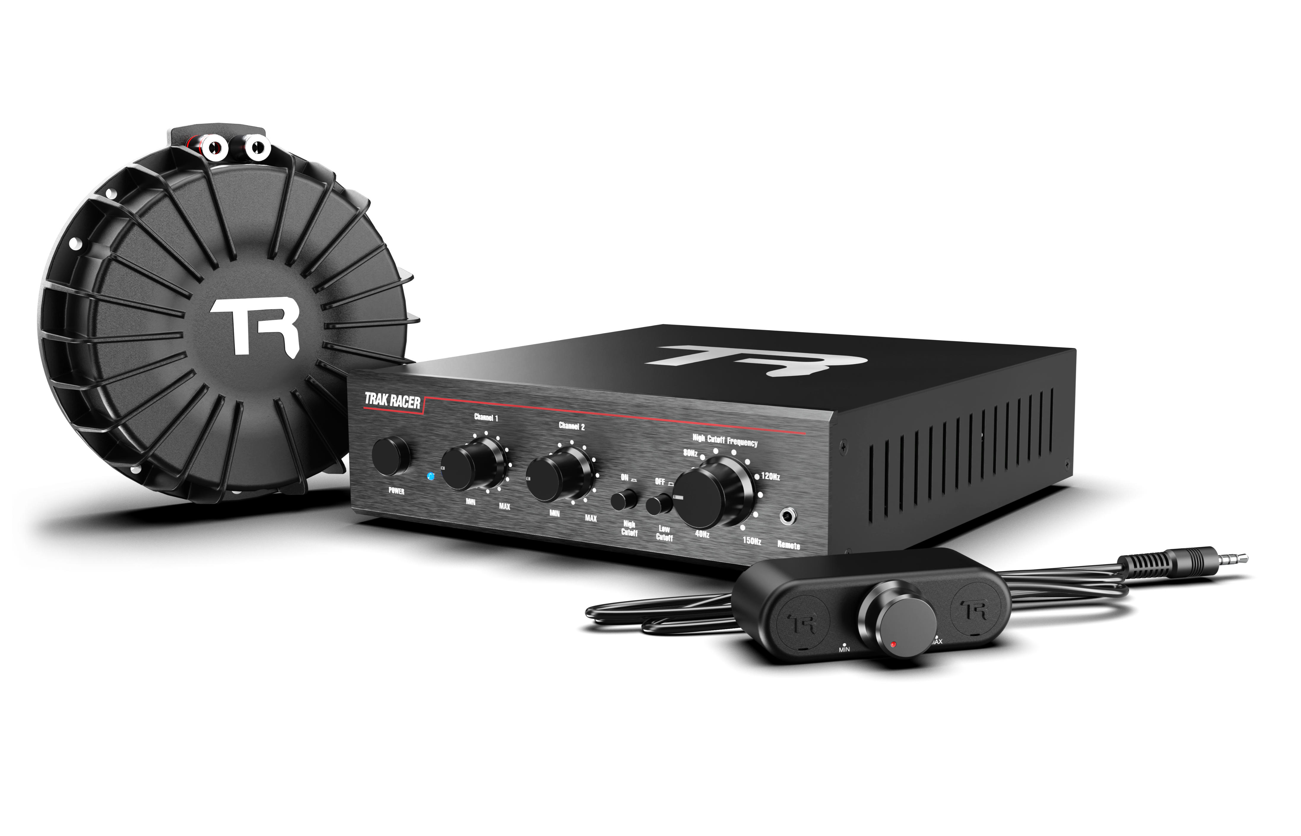 Trak Racer TR80S Kit Bass Shaker Ampli V2 Pro 200W 2CH