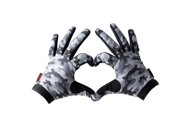 Trak Racer Gants simracing gris camo tactile taille S
