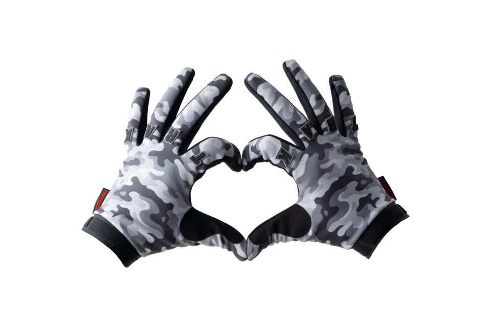 Trak Racer Gants simracing gris camo tactile taille S