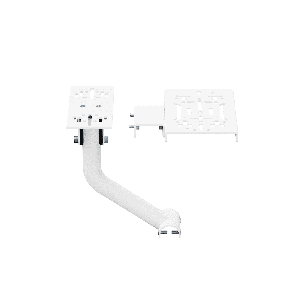 Oplite Nitrokart V2 support levier vitesse blanc acier