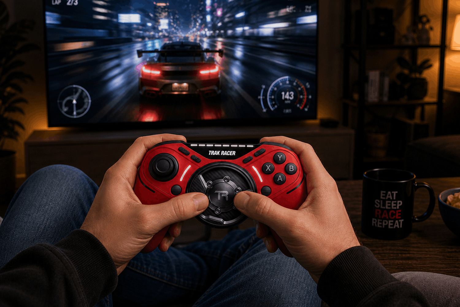 Trak Racer TR80S manette TR640 force feedback GameSir