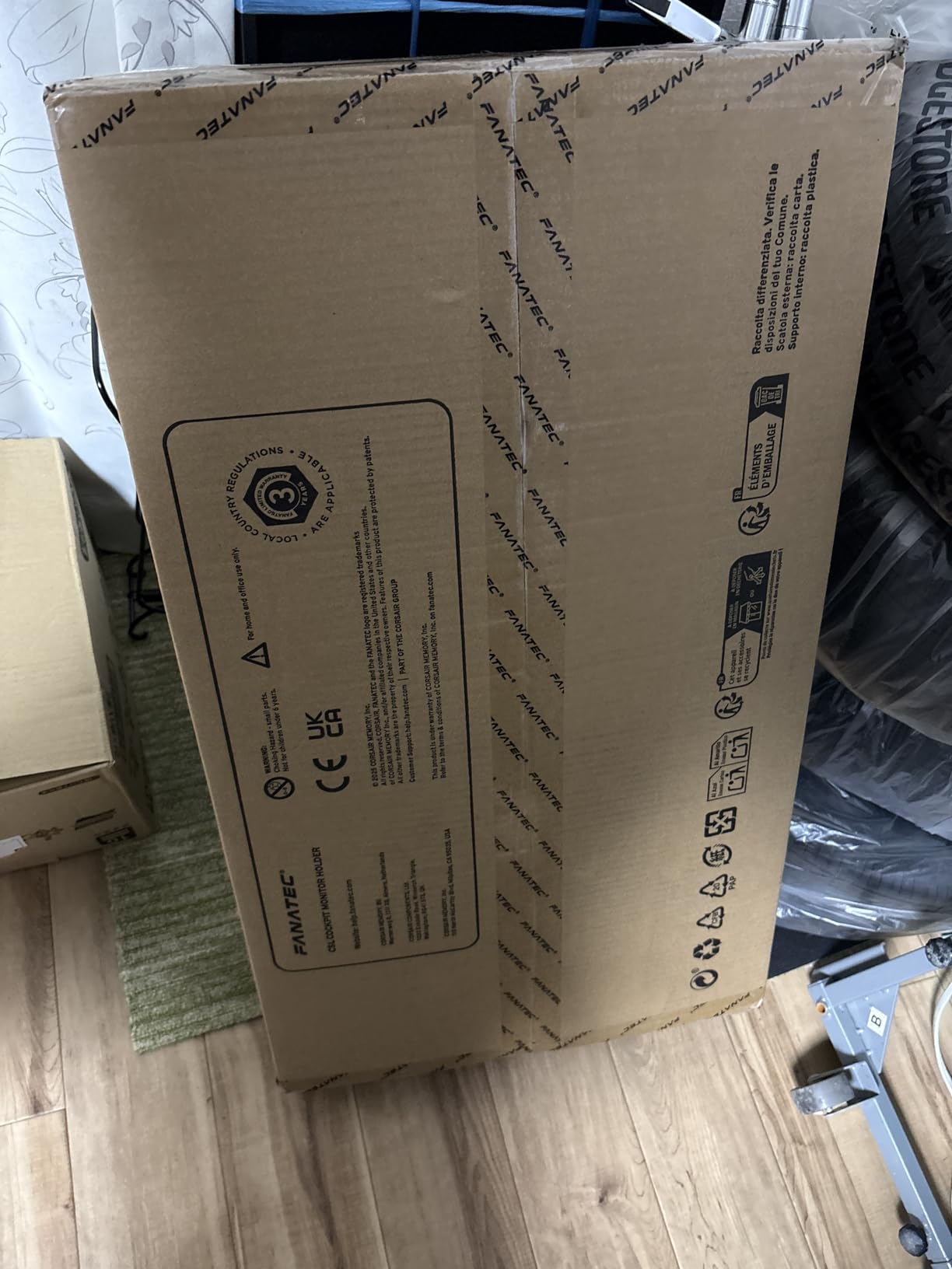 Fanatec CSL Support Écran Cockpit Noir Réglable