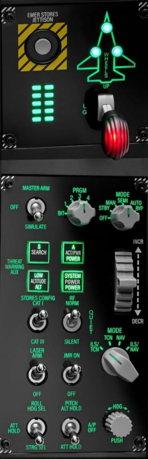 Thrustmaster Viper TQS Mission Pack quadrant PC