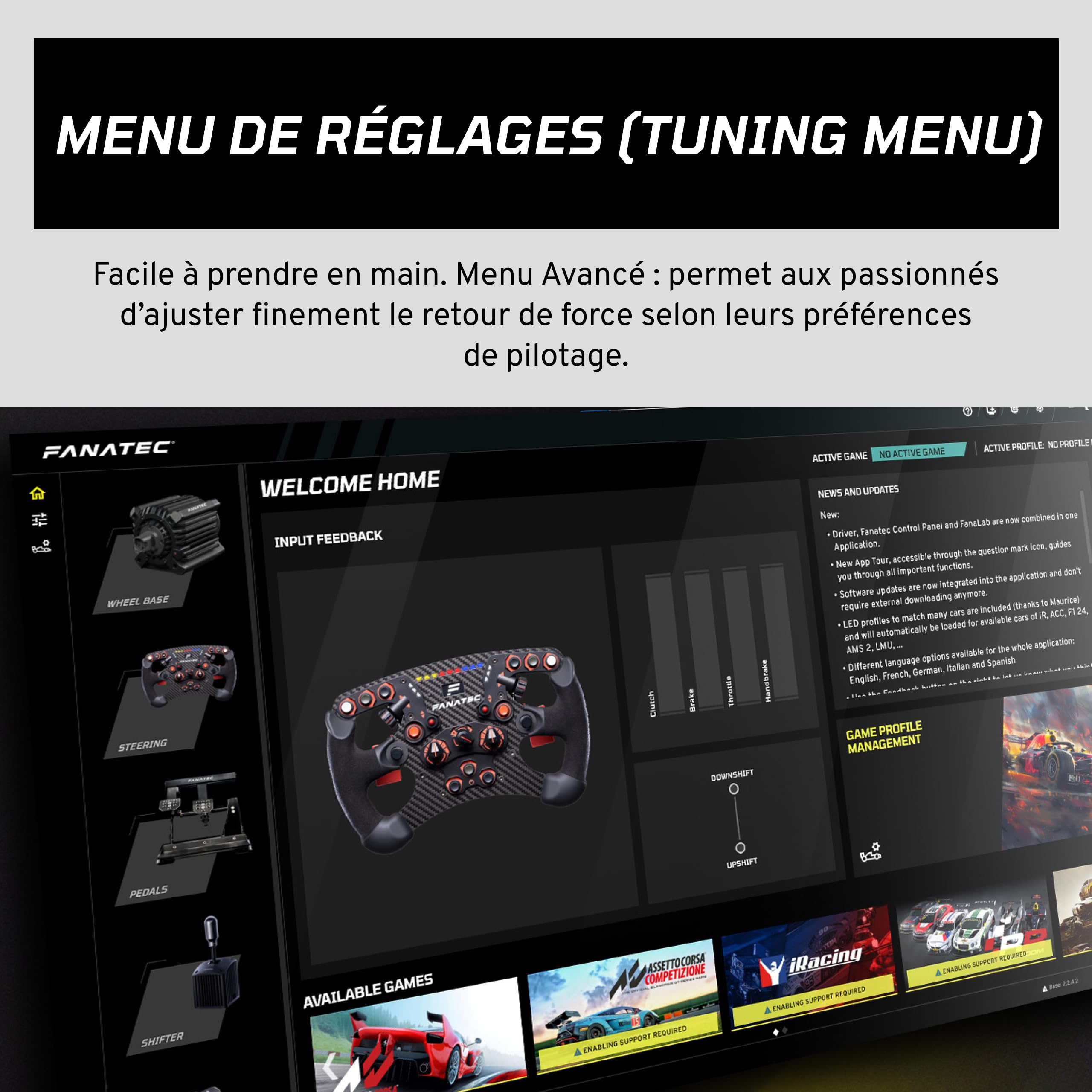 Fanatec CSL DD base direct drive 5 Nm PC QR2