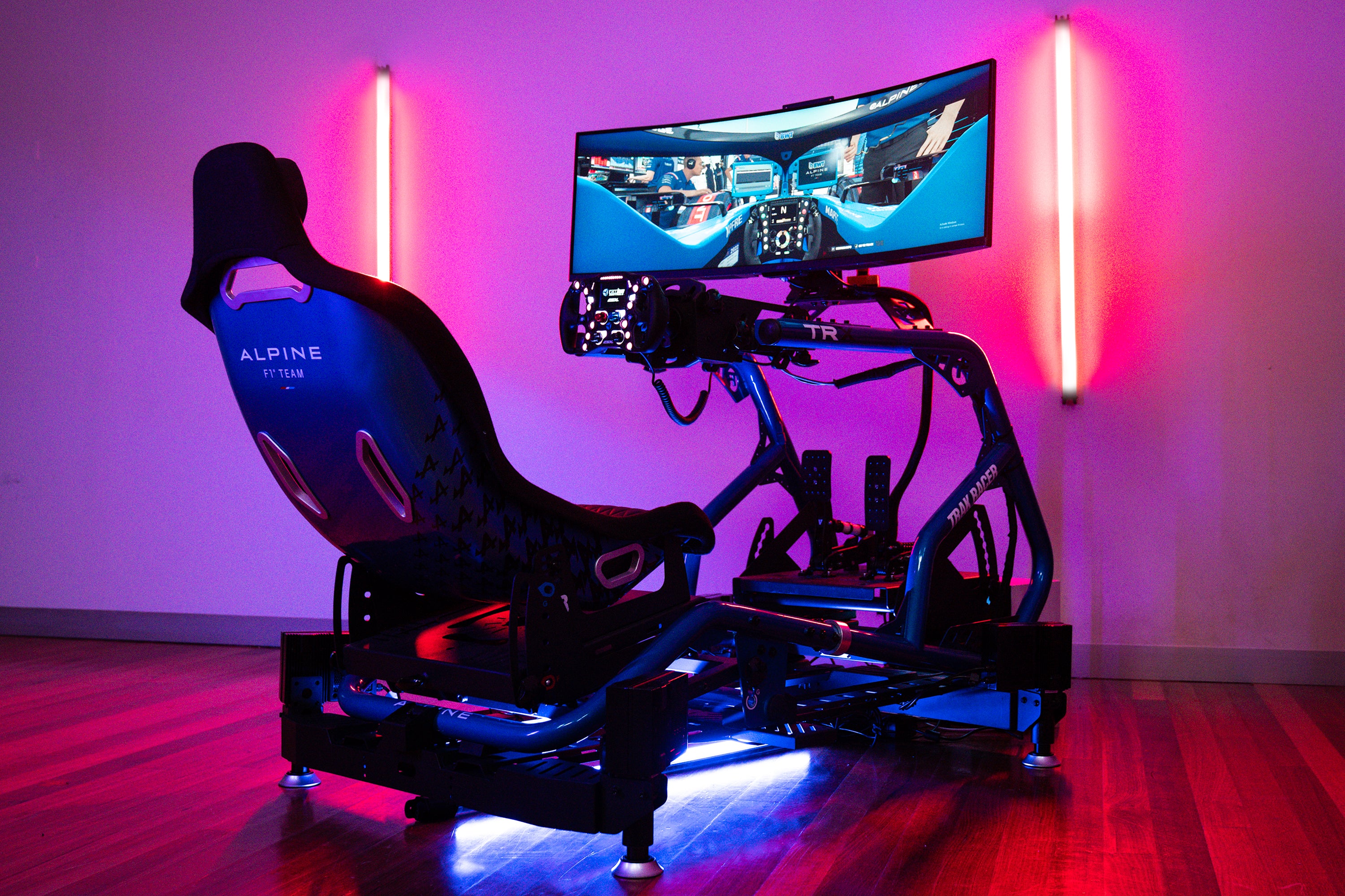 Trak Racer TRX Alpine Racing Spec 3 cockpit simulateur pré-monté