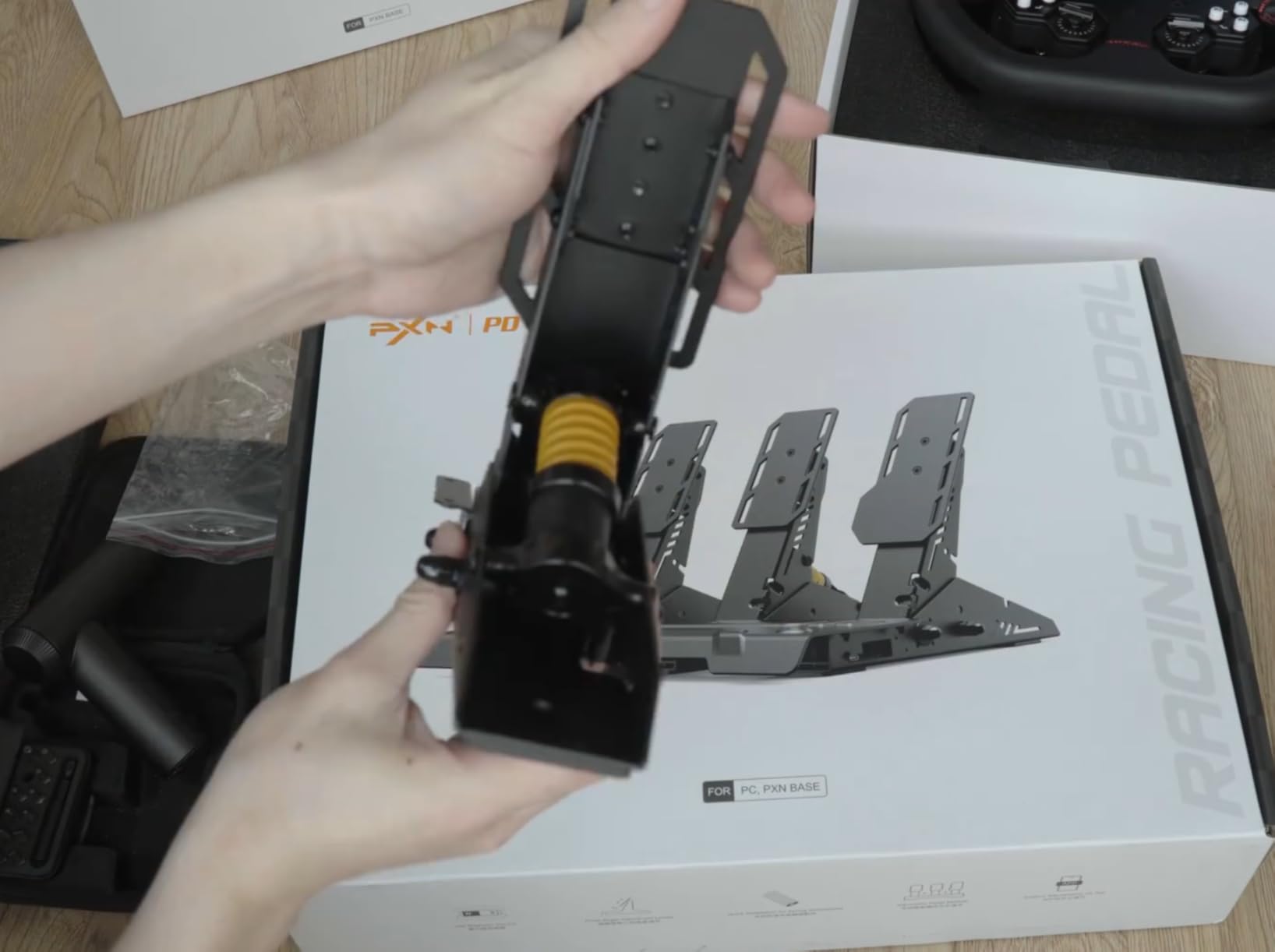PXN PD HM GEN2 pédalier gaming PC effet Hall force réglable