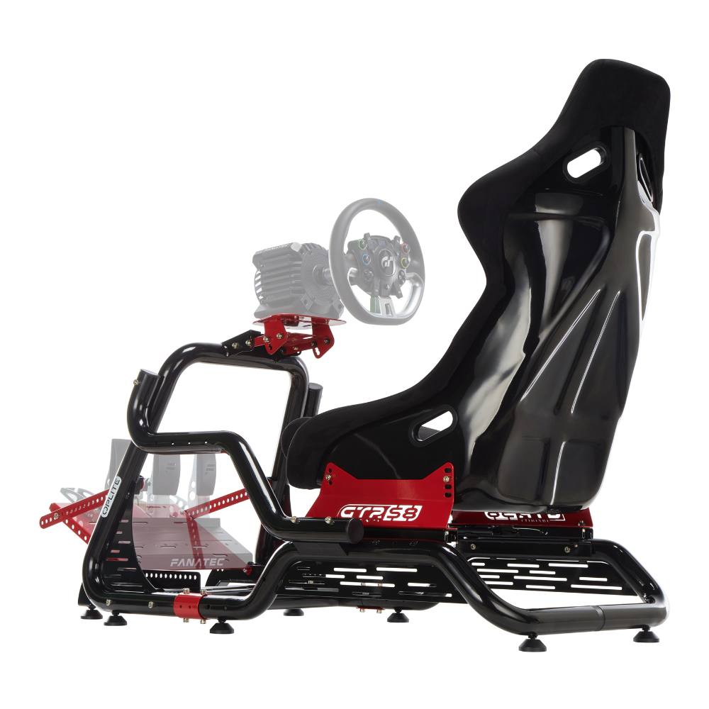 OPLITE GTR S8 Elite Force cockpit simracing rouge fibre