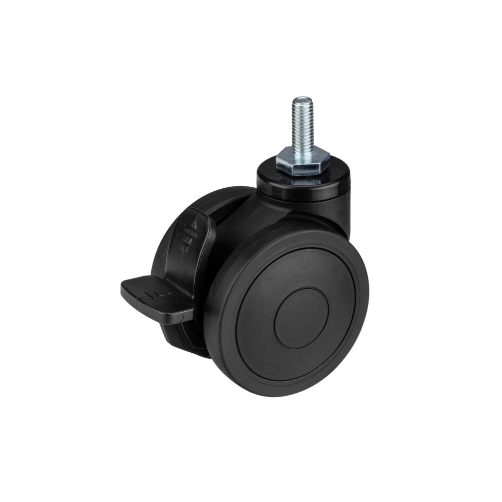 OPLITE GTR S8 Roulettes Pivotantes 8 Roues 63mm Caoutchouc