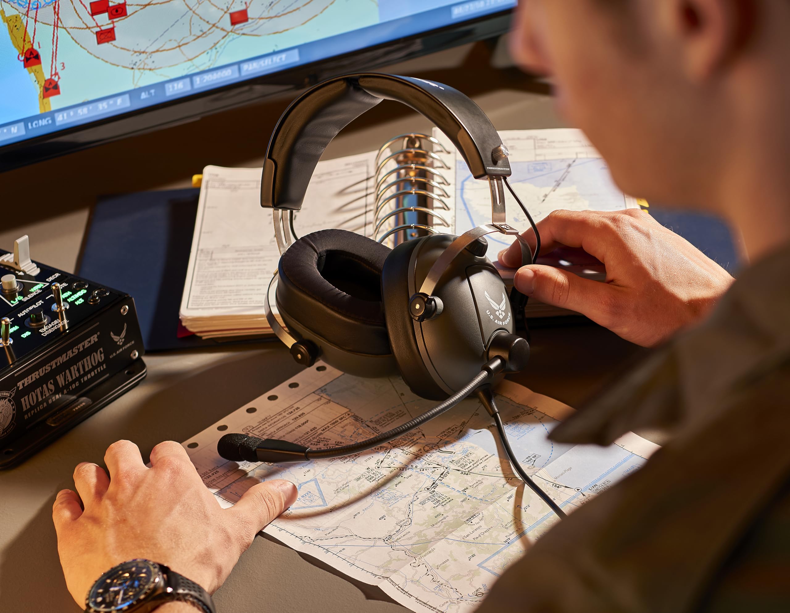 Thrustmaster T.Flight US Air Force Edition casque gaming 50 mm