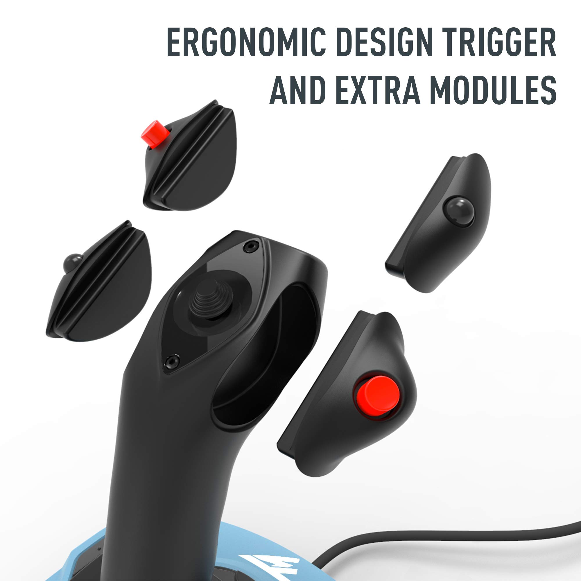 Thrustmaster TCA Sidestick Airbus joystick PC A320 17 boutons
