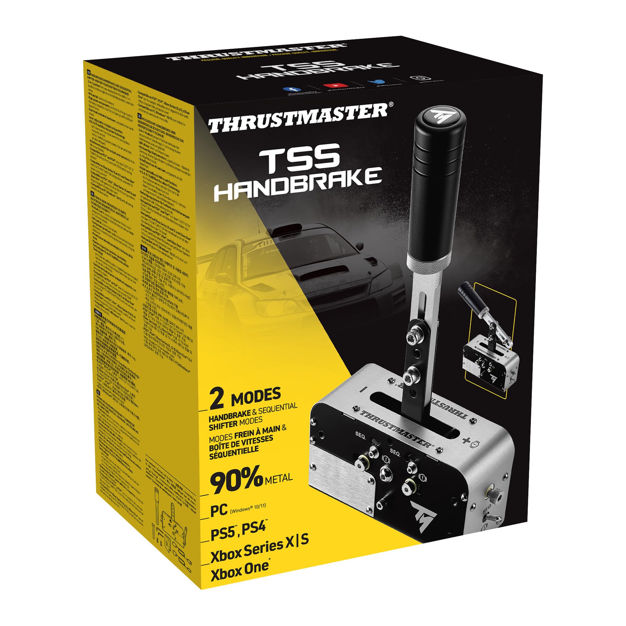 Thrustmaster TSS Handbrake frein à main + boîte séquentielle métal
