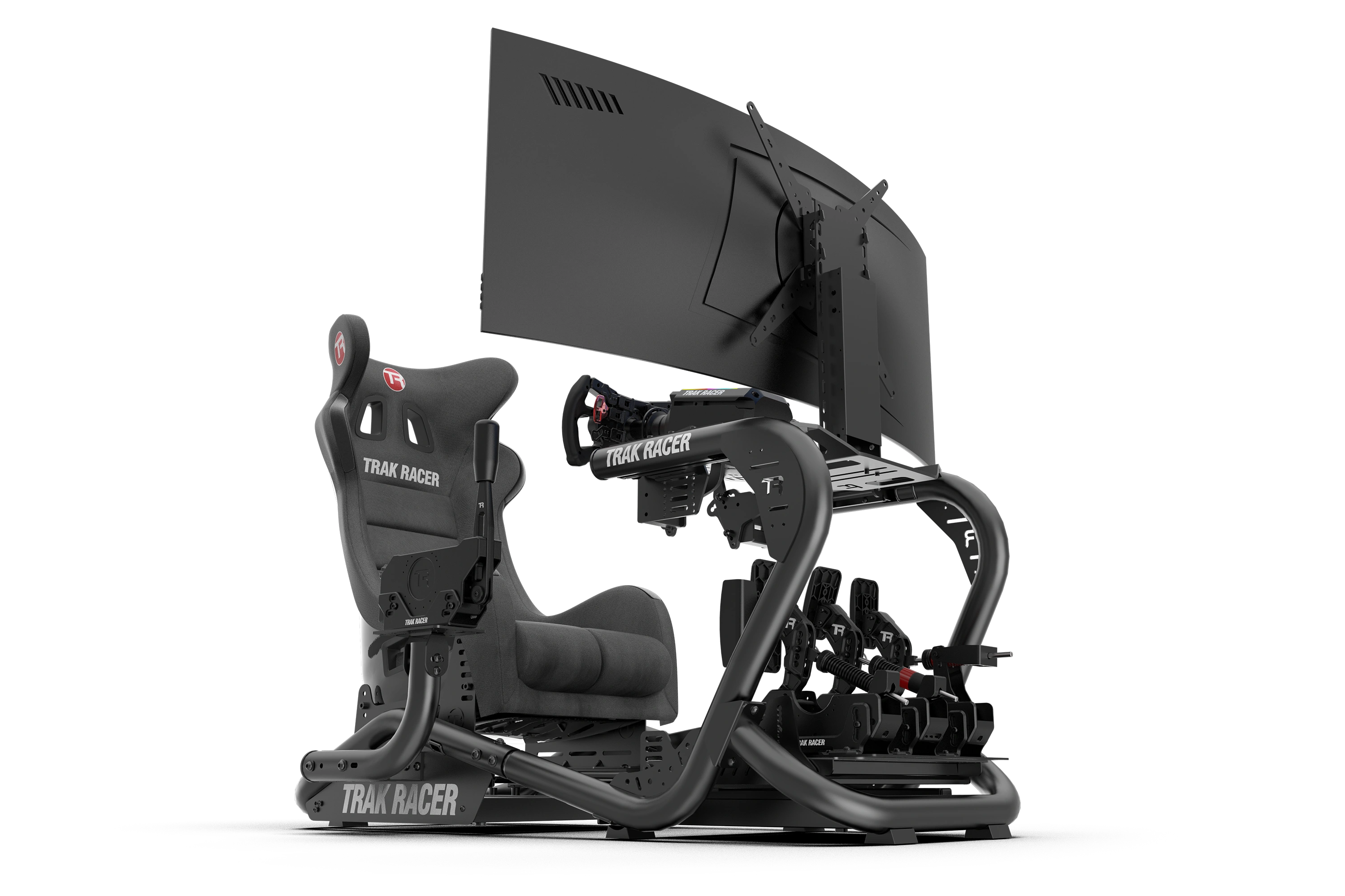 Trak Racer TR8 PRO V2 châssis simulateur noir avec slider siège