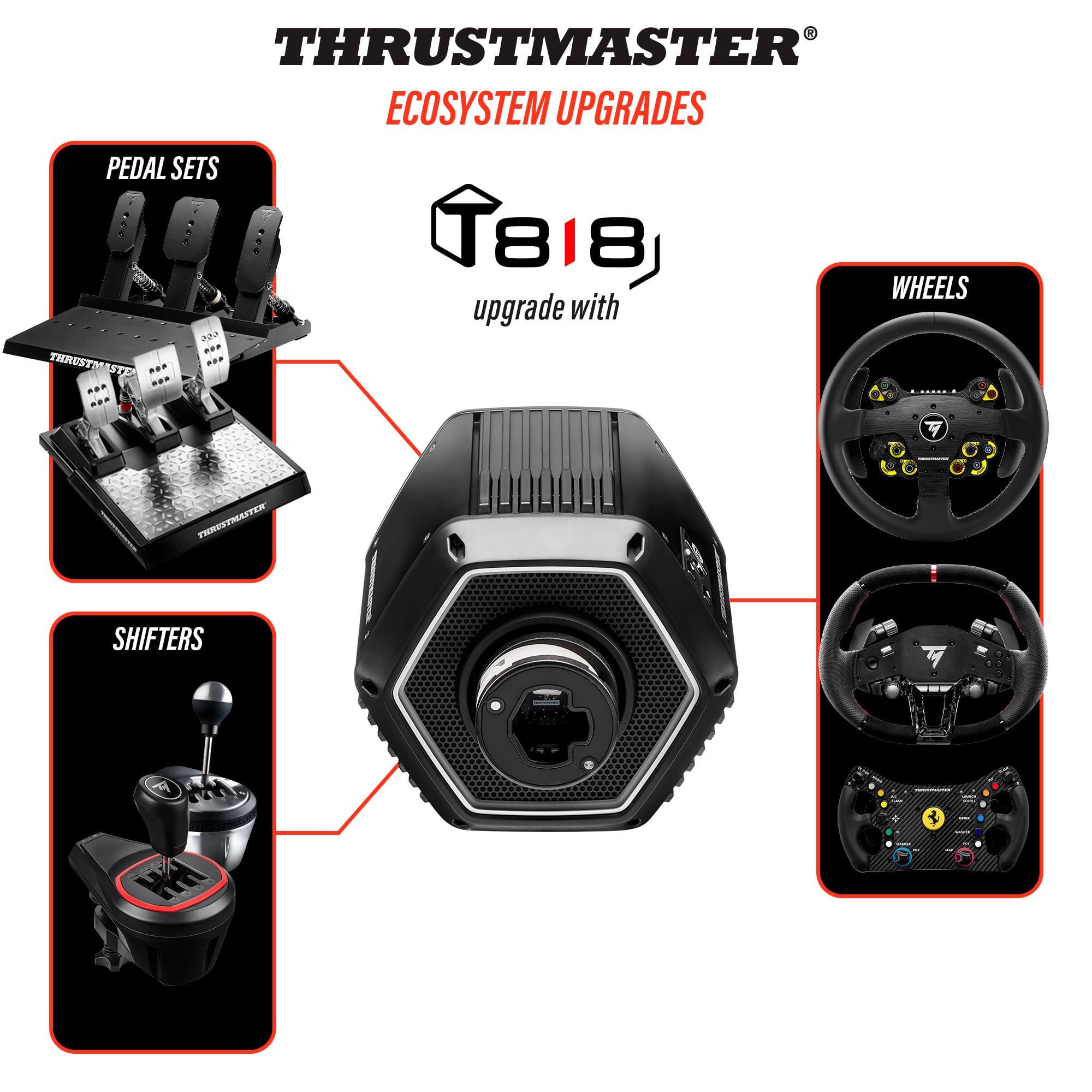 Thrustmaster T818 Black Edition base direct drive 10 Nm PC