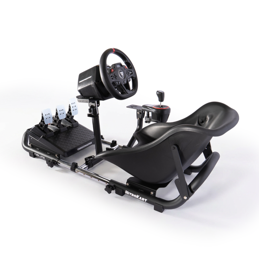 OPLITE NitroKart Black V2 cockpit simracing baquet noir