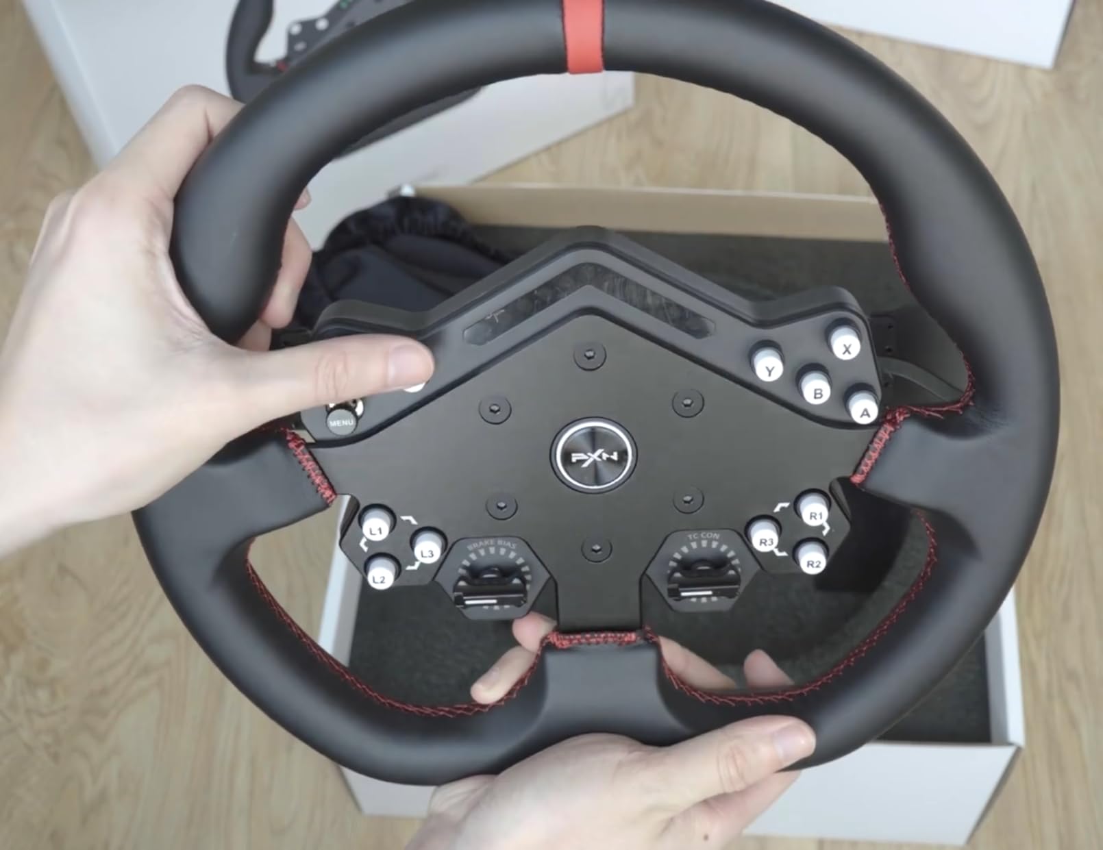 PXN Racing Wheel W DS R2 Volant PC 30 cm Cuir