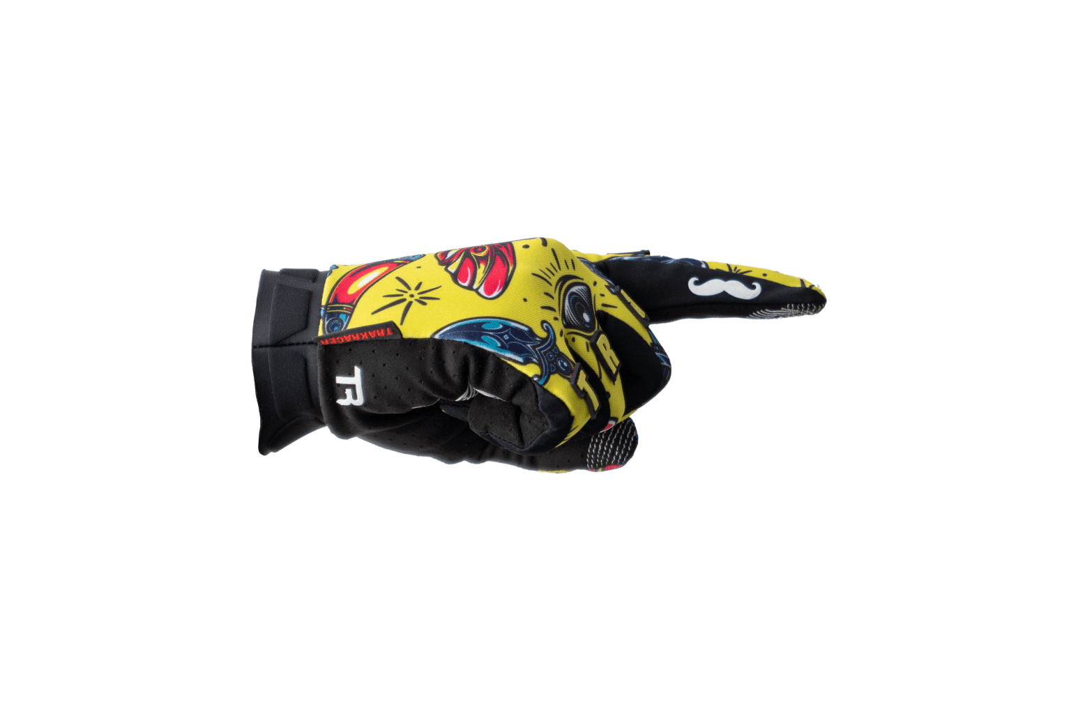 Trak Racer TR80S TR-GLOVE-011 gants sim racing jaunes L