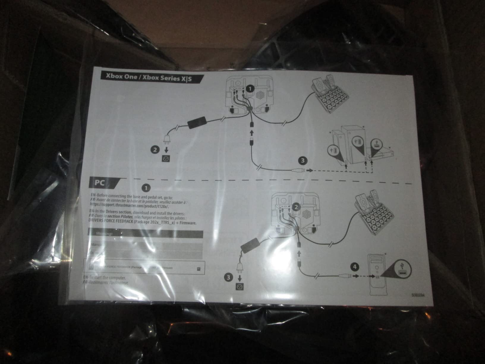 Thrustmaster T128 volant retour de force Xbox/PC + pédalier