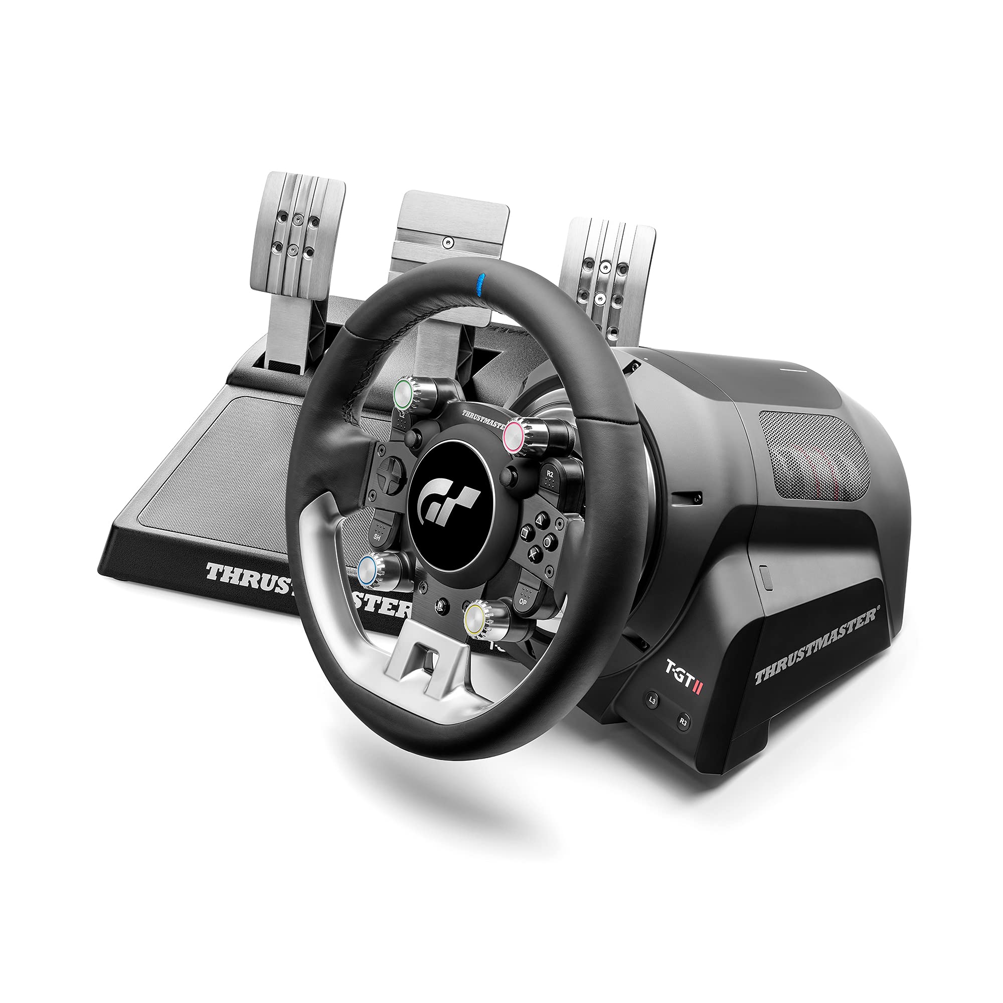 Thrustmaster T-GT II volant racing cuir PS5 PS4 PC + T3PA GT II