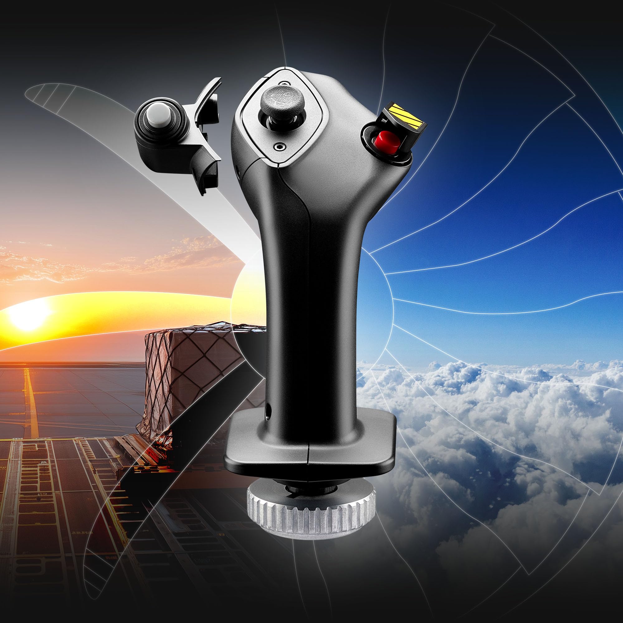 Thrustmaster TCA Airbus Add-On Grip manche joystick A300
