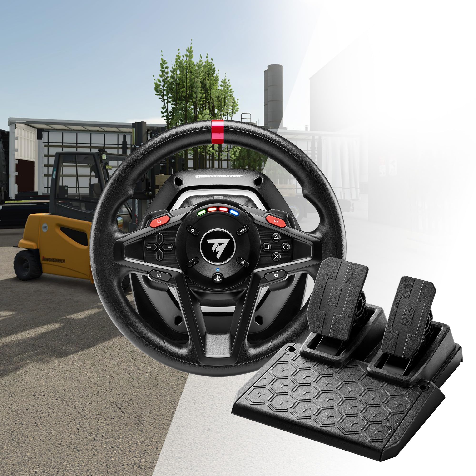 Thrustmaster T128 SimTask Farming Pack volant + FarmStick PS5 PC