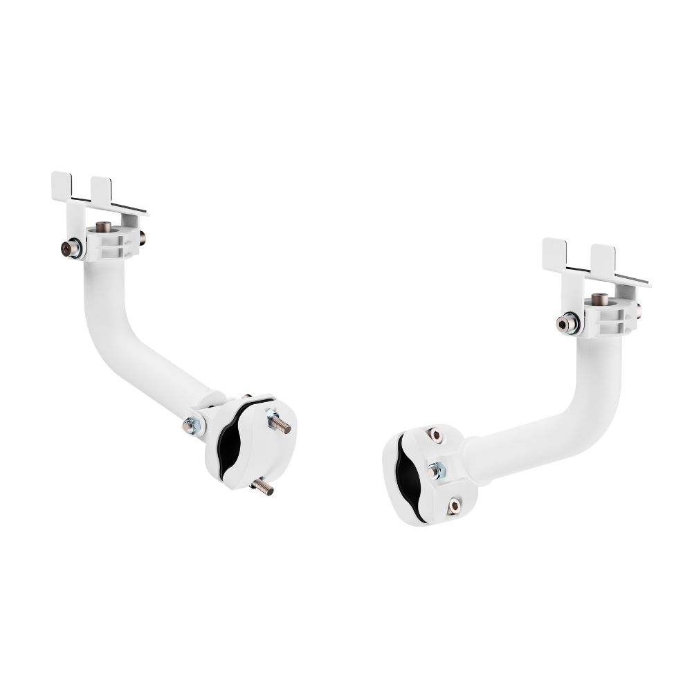 OPLITE Bundle R8 Single Monitor Mount + ScreenLock Pro blanc