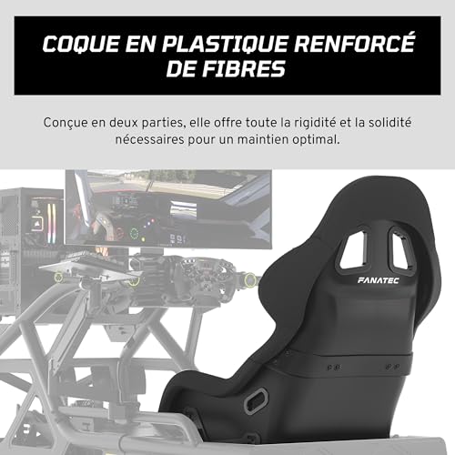 Fanatec ClubSport GT Siège Baquet siège simracing Noir