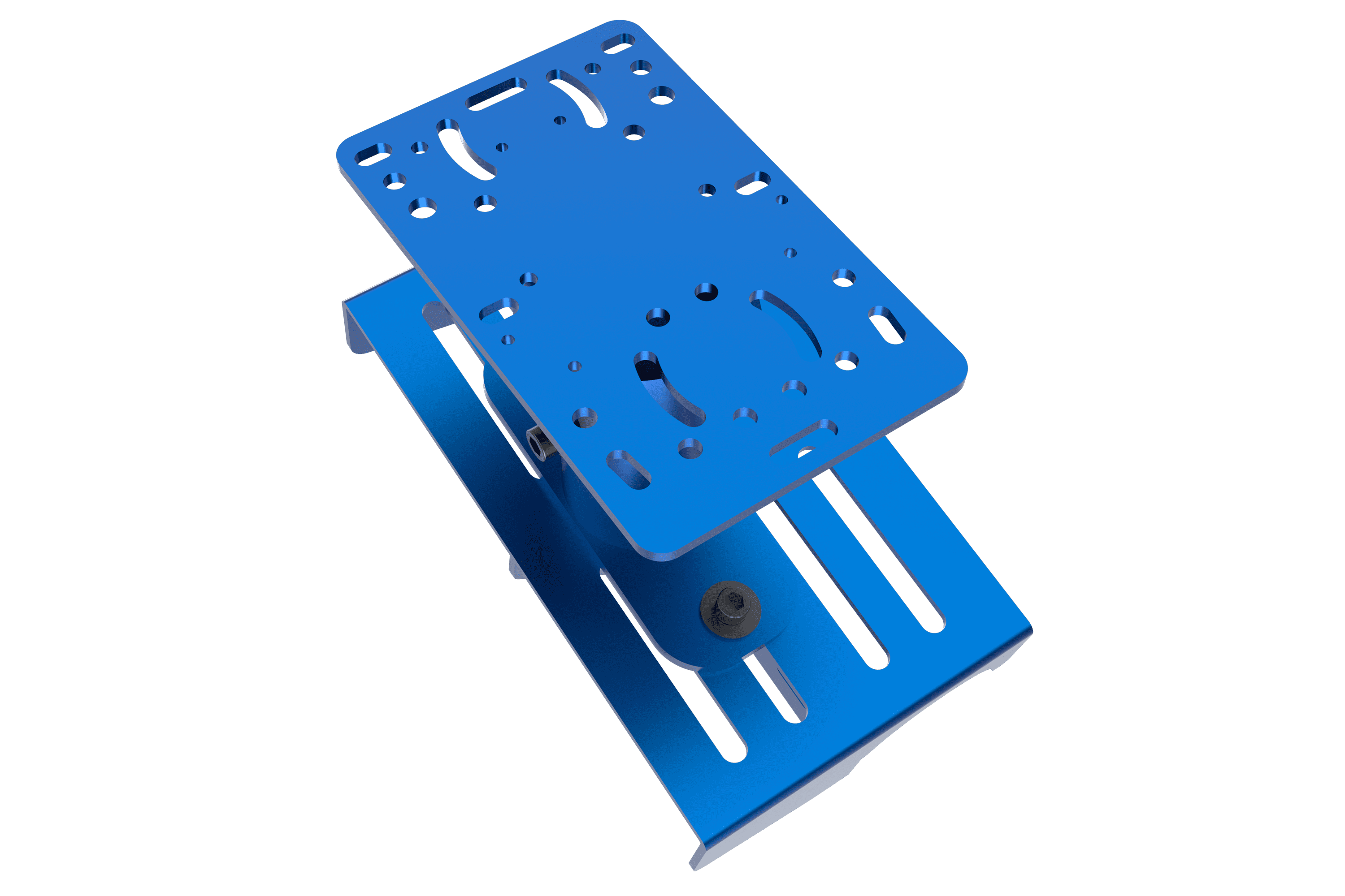 Trak Racer TRX Support Levier Vitesse Bleu Alpine Universel
