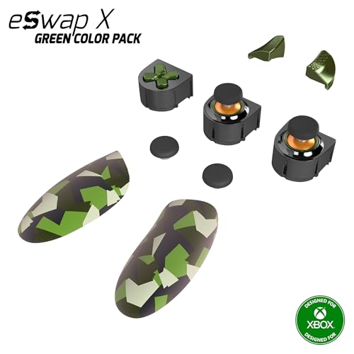 Thrustmaster eSwap X Green Color Pack modules manette vert