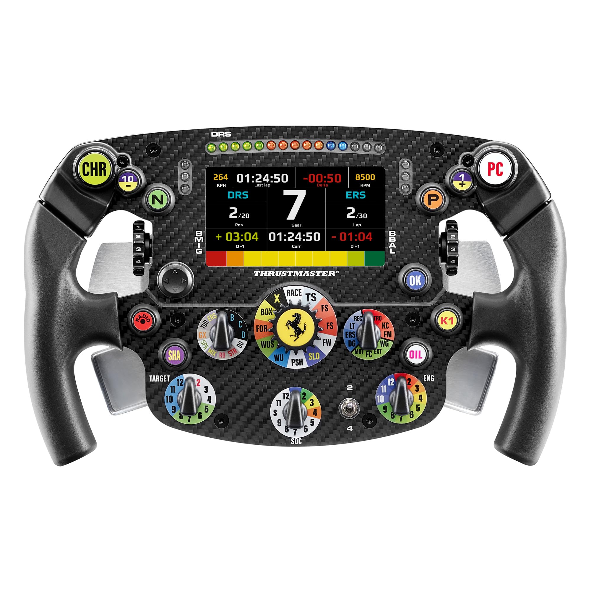Thrustmaster Ferrari SF-25 Volant Formula Carbone 4,3"