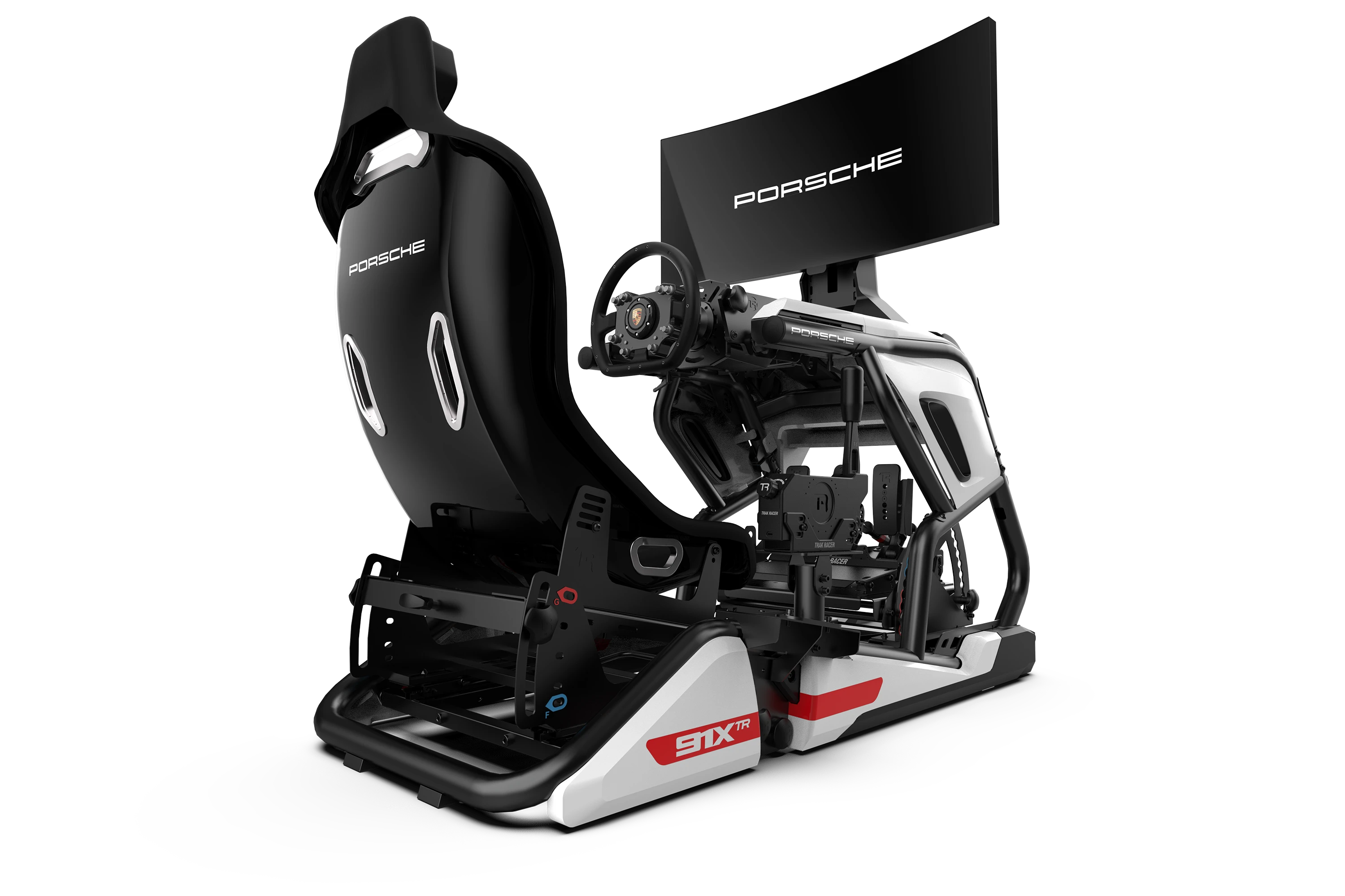 Trak Racer 91XTR Porsche Cockpit Simulateur Course Noir Rigide
