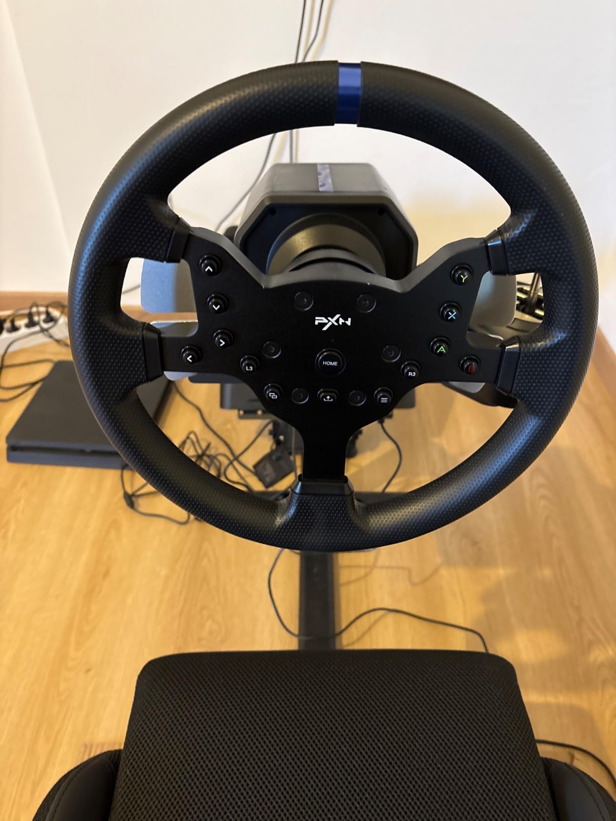 PXN V99 Volant PC Xbox PS4 300mm + 3 pédales + levier H