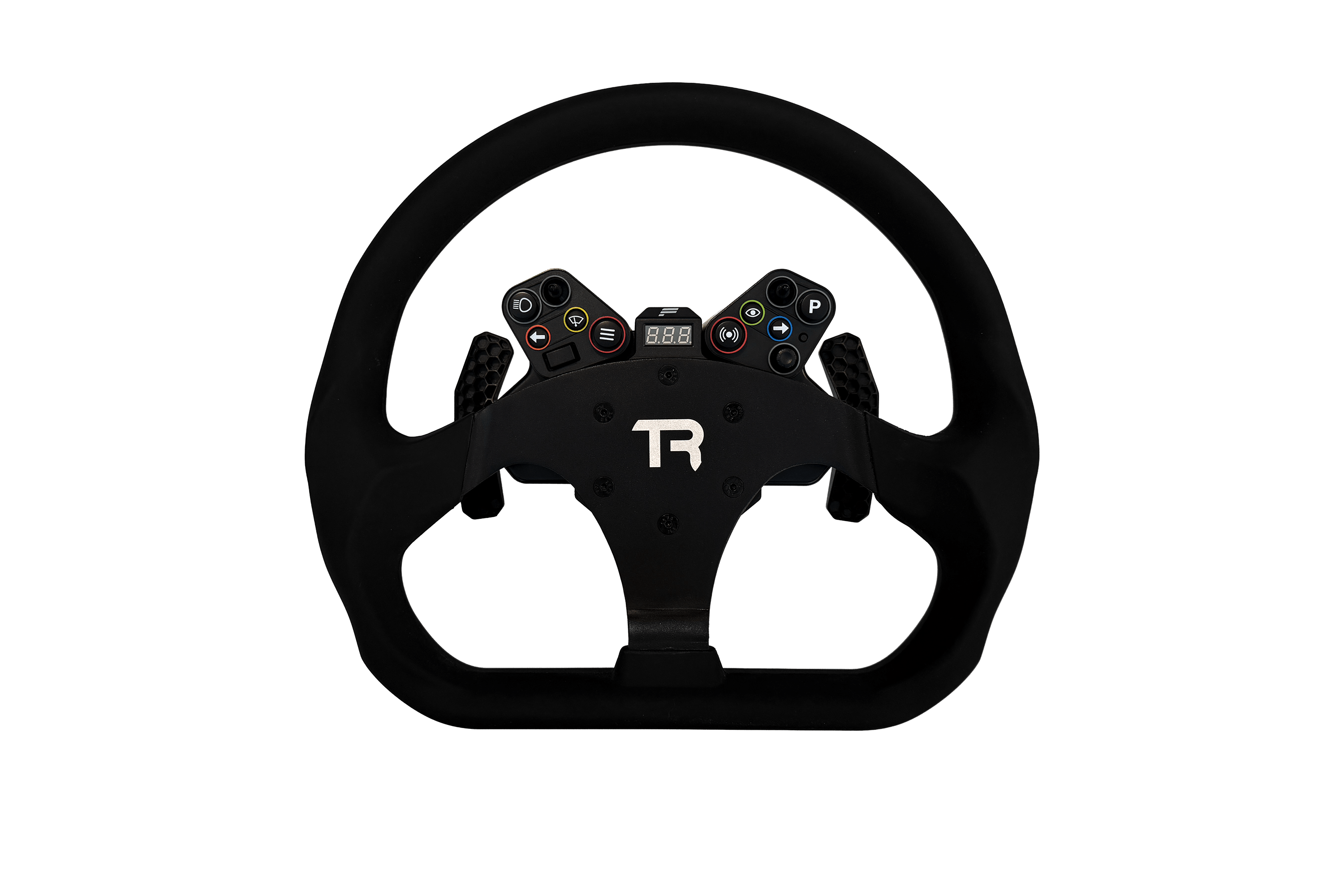 Trak Racer TR80S Volant GT 330mm Méplat Alu Silicone