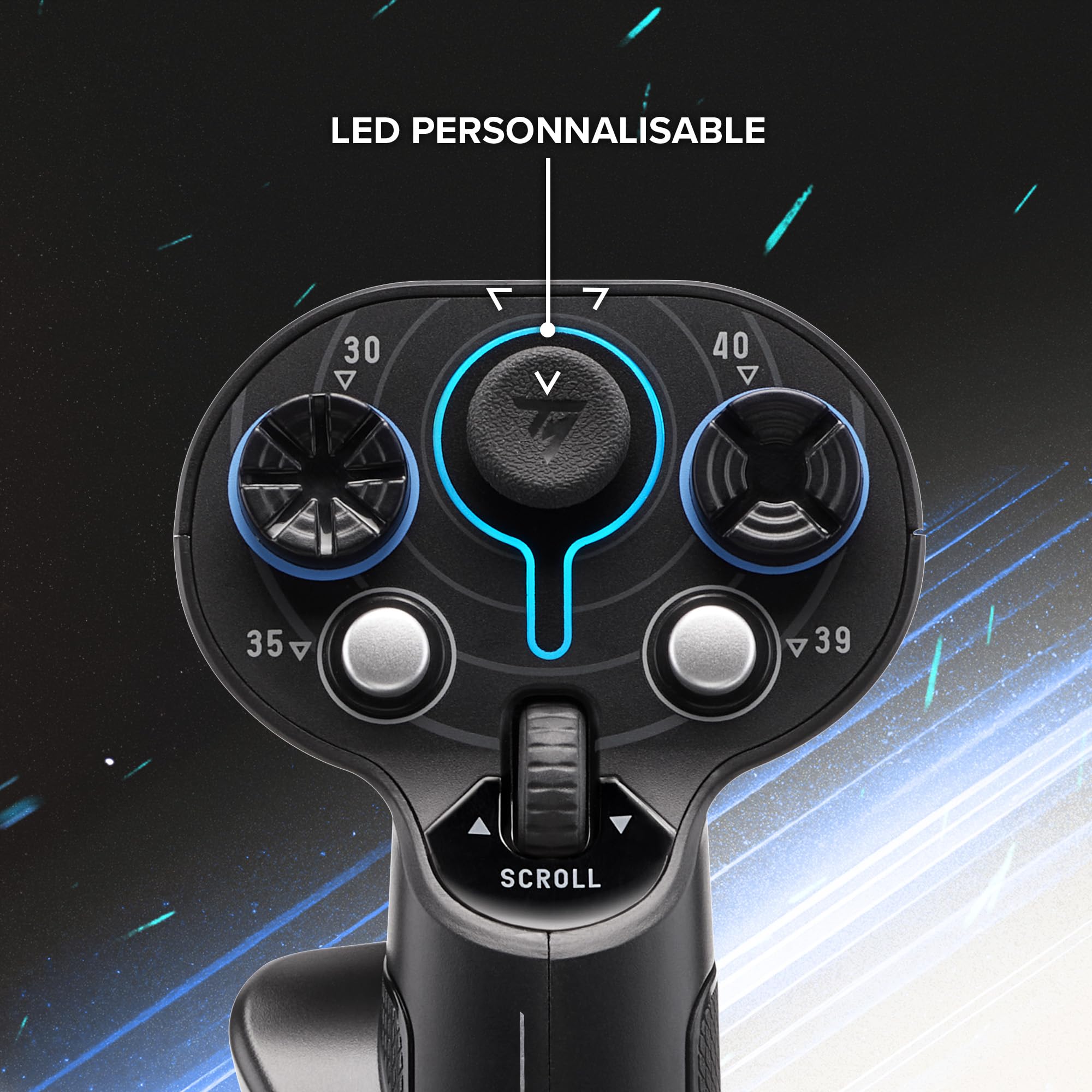 Thrustmaster Sol-R 3 AVA Add-On Grip manche spatial 21 boutons