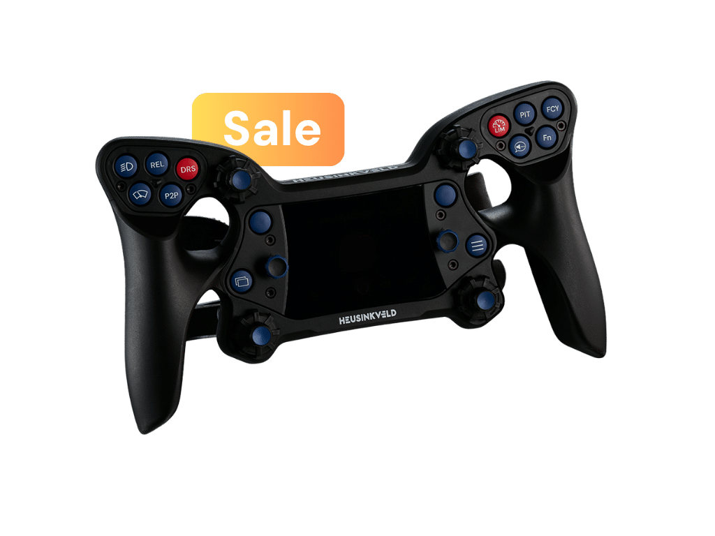 Heusinkveld One volant simracing sans fil palettes magnétiques