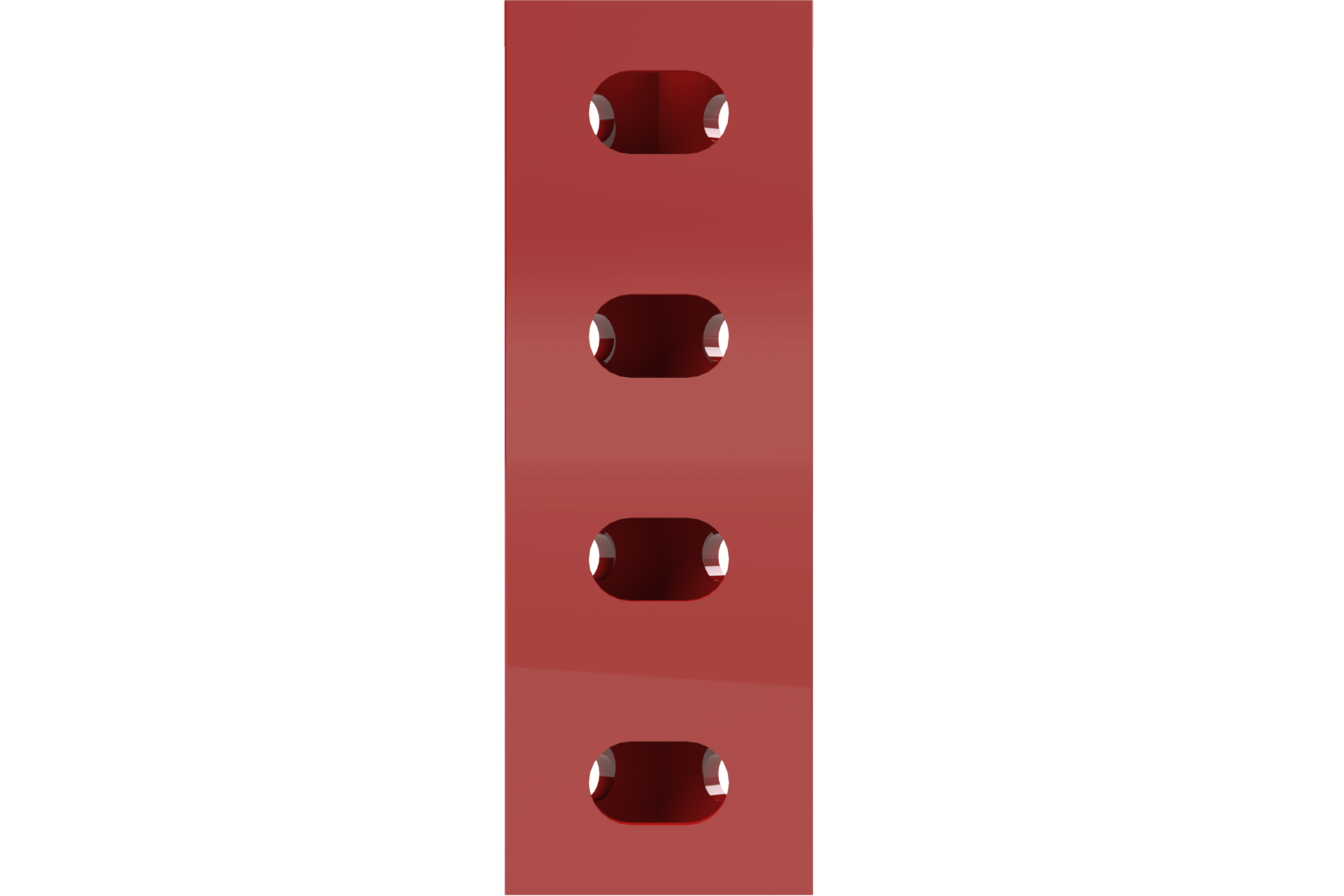 Trak Racer TR8 Équerre Rouge 160x40mm Rainure 8mm