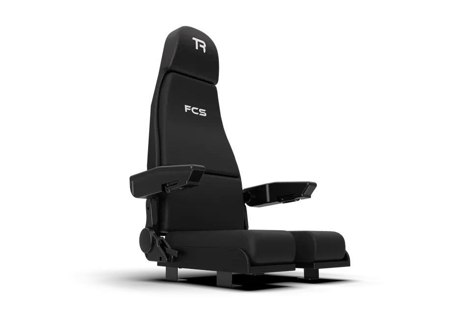 Trak Racer TR80S siège FCS simulateur vol simili cuir seul
