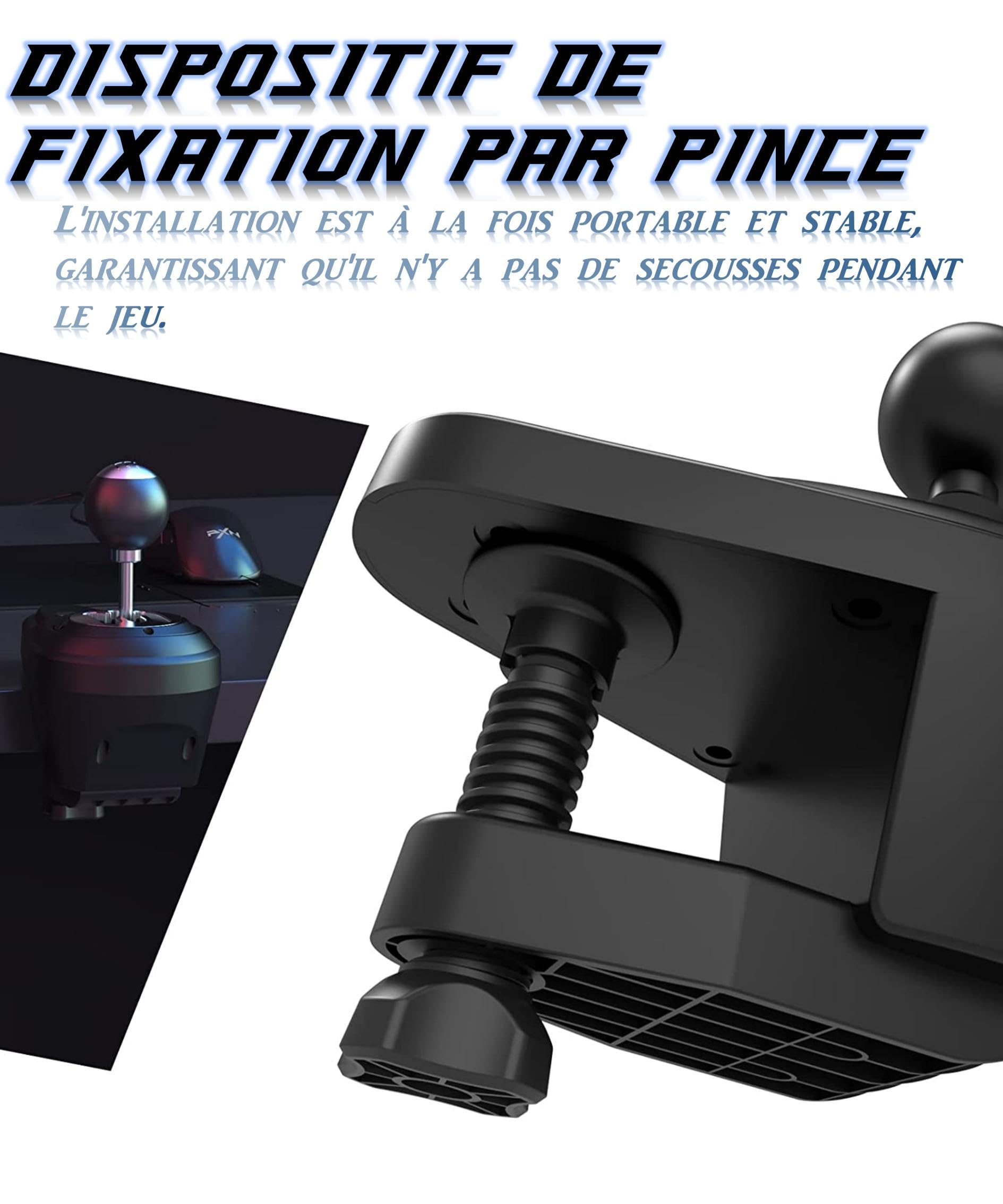 PXN A7 levier vitesse H 6 vitesses PC USB marche arrière