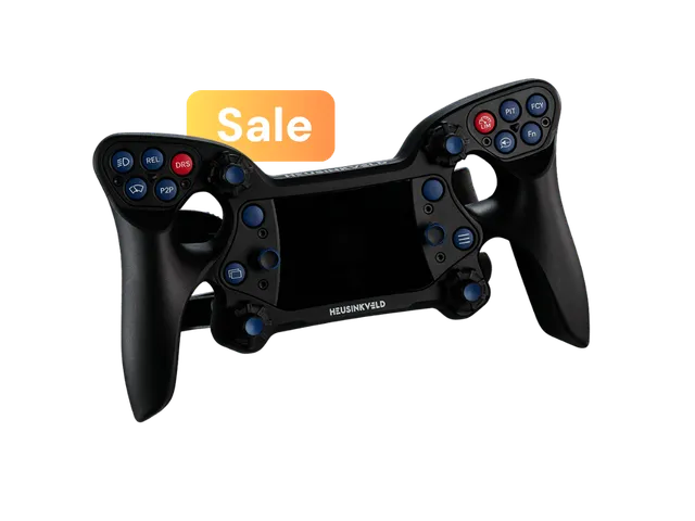 Heusinkveld One volant simracing sans fil palettes magnétiques