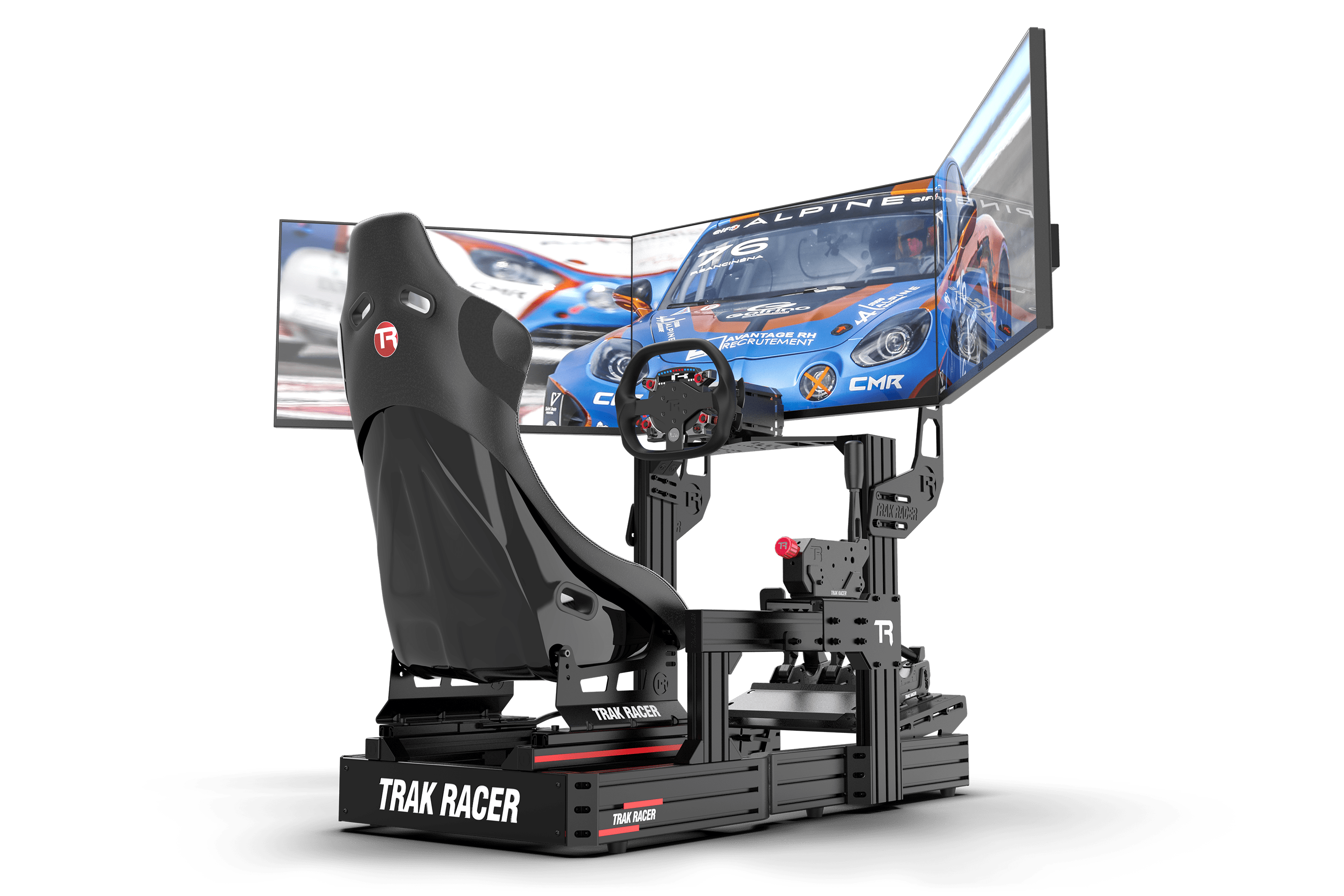 Trak Racer TR80S Support Triple Écrans 45" Cockpit Alu