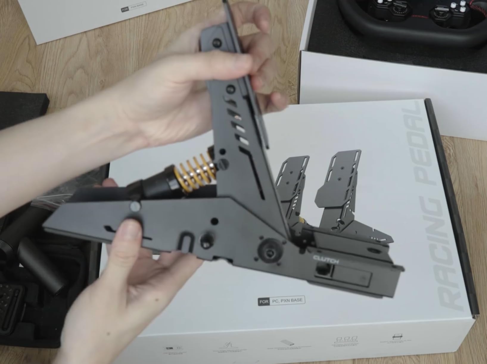 PXN PD HM GEN2 pédalier gaming PC effet Hall force réglable