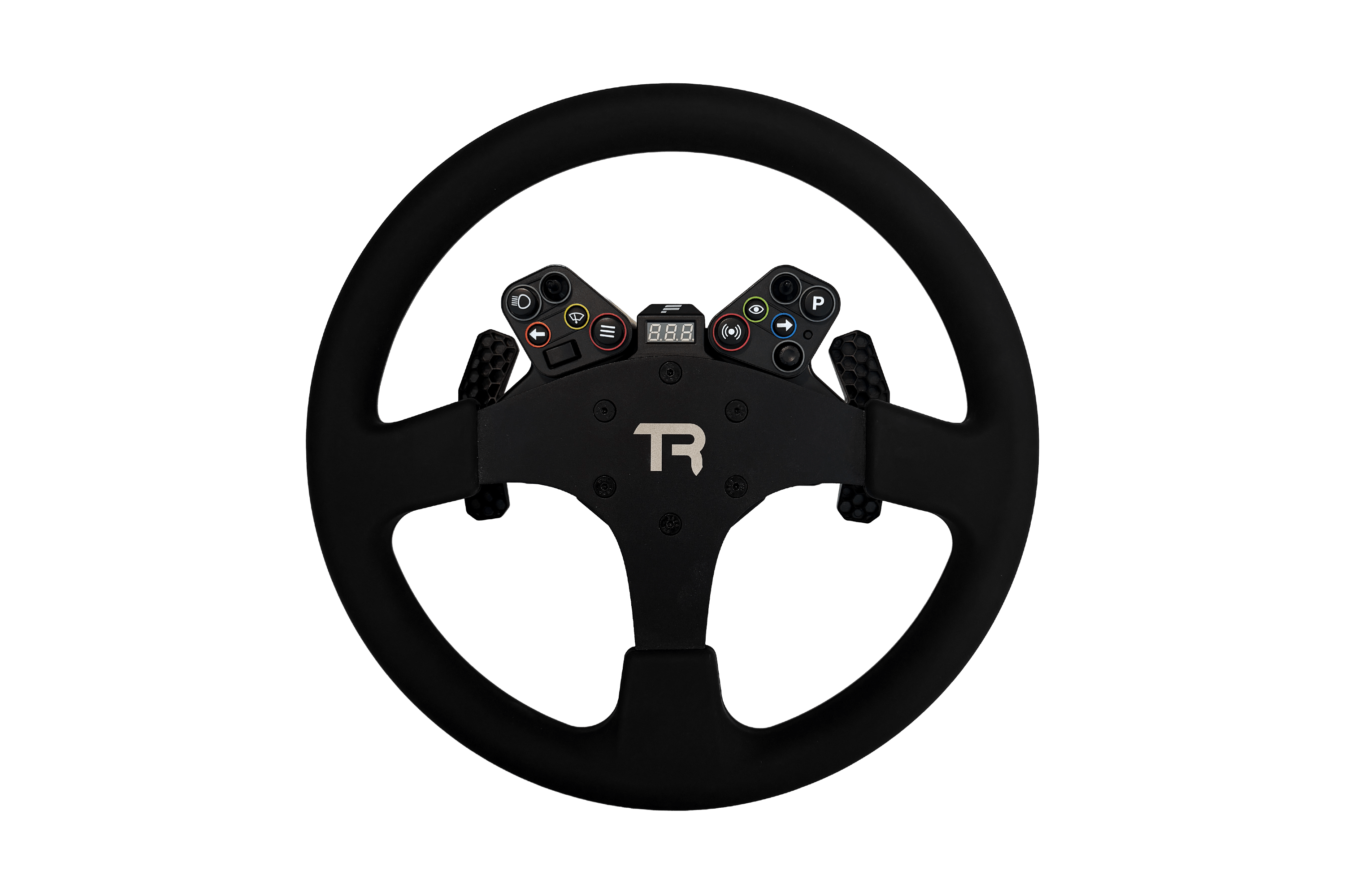 Trak Racer TR80S Volant Rond 330mm Alu Silicone