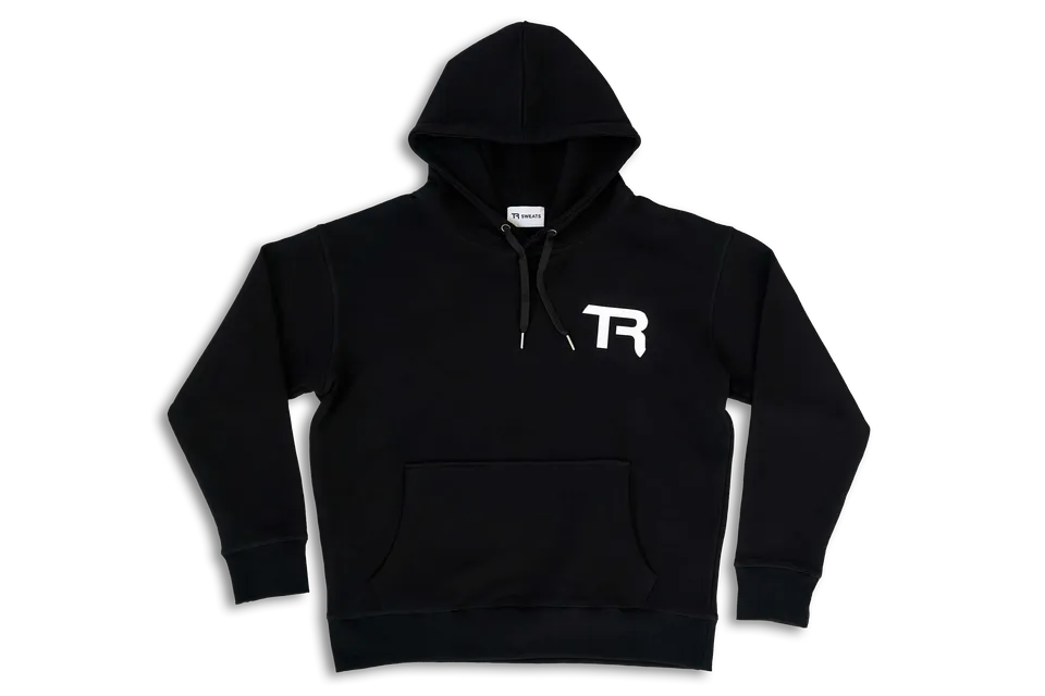 Trak Racer TR Sweat à Capuche Coton Noir Taille M