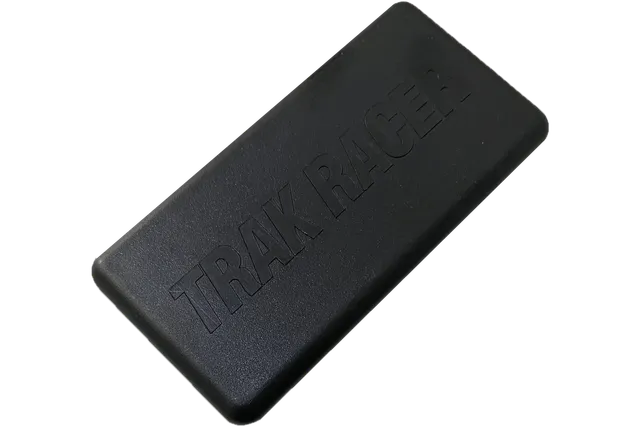 Trak Racer Embout ABS 80x40mm Cockpit Lot de 2 Noir