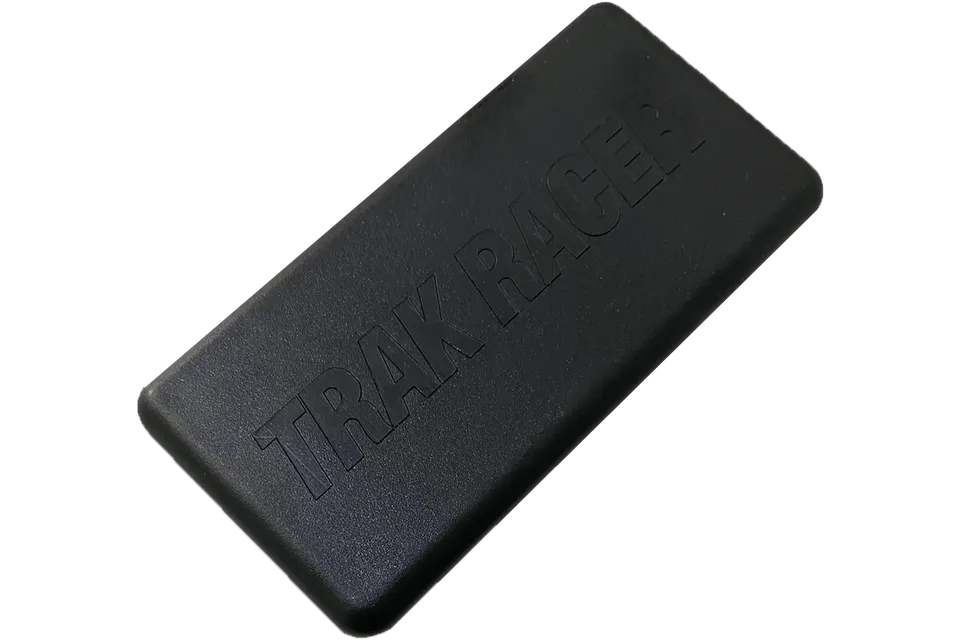 Trak Racer Embout ABS 80x40mm Cockpit Lot de 2 Noir