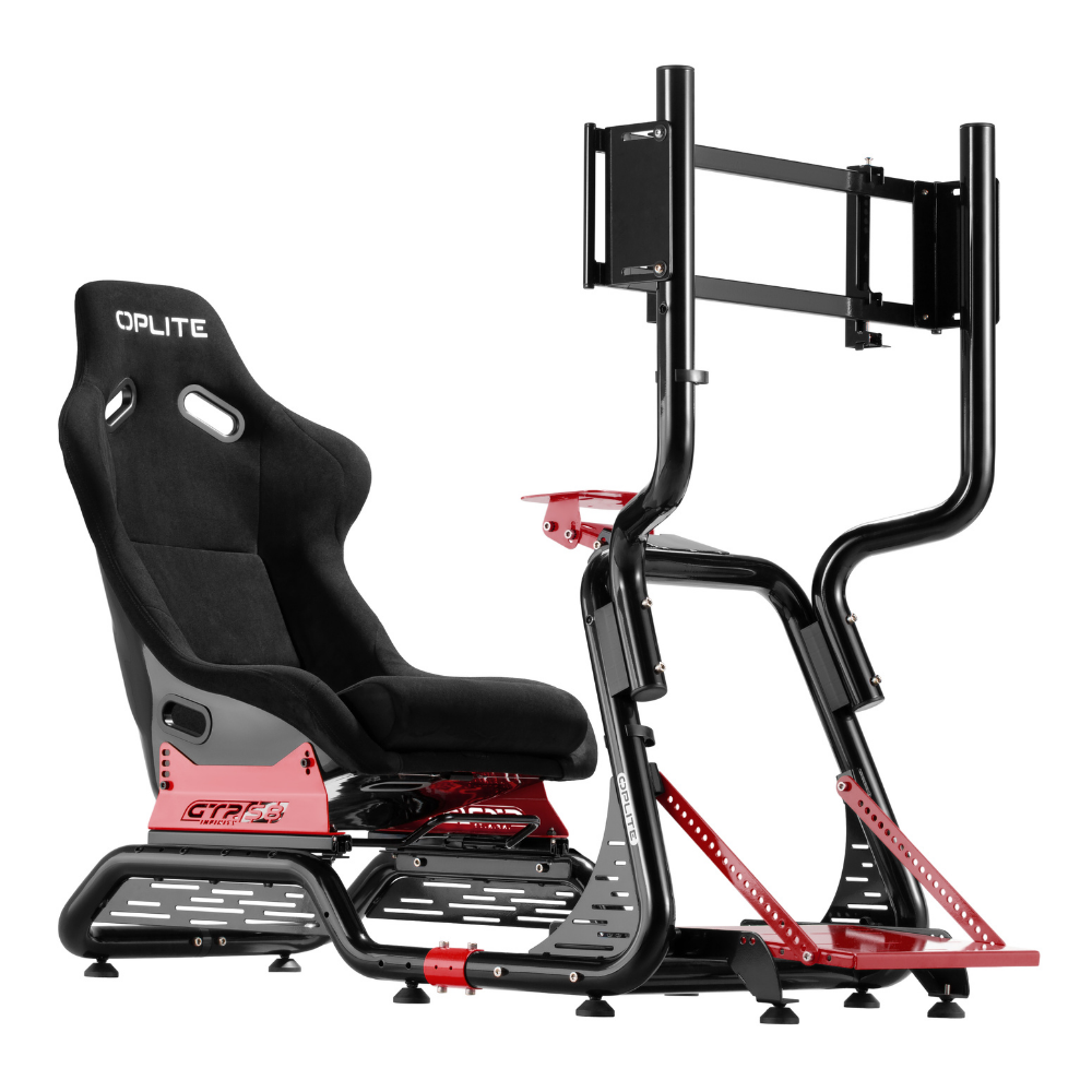 OPLITE Cockpit GTR S8 Elite Red Siège Baquet Simracing