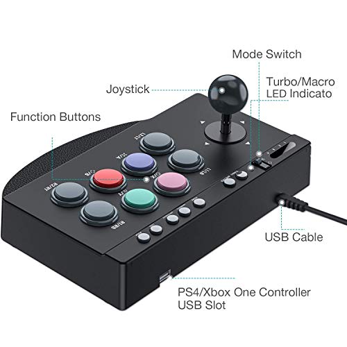 PXN 0082 stick arcade combat USB PC PS4 Xbox Switch