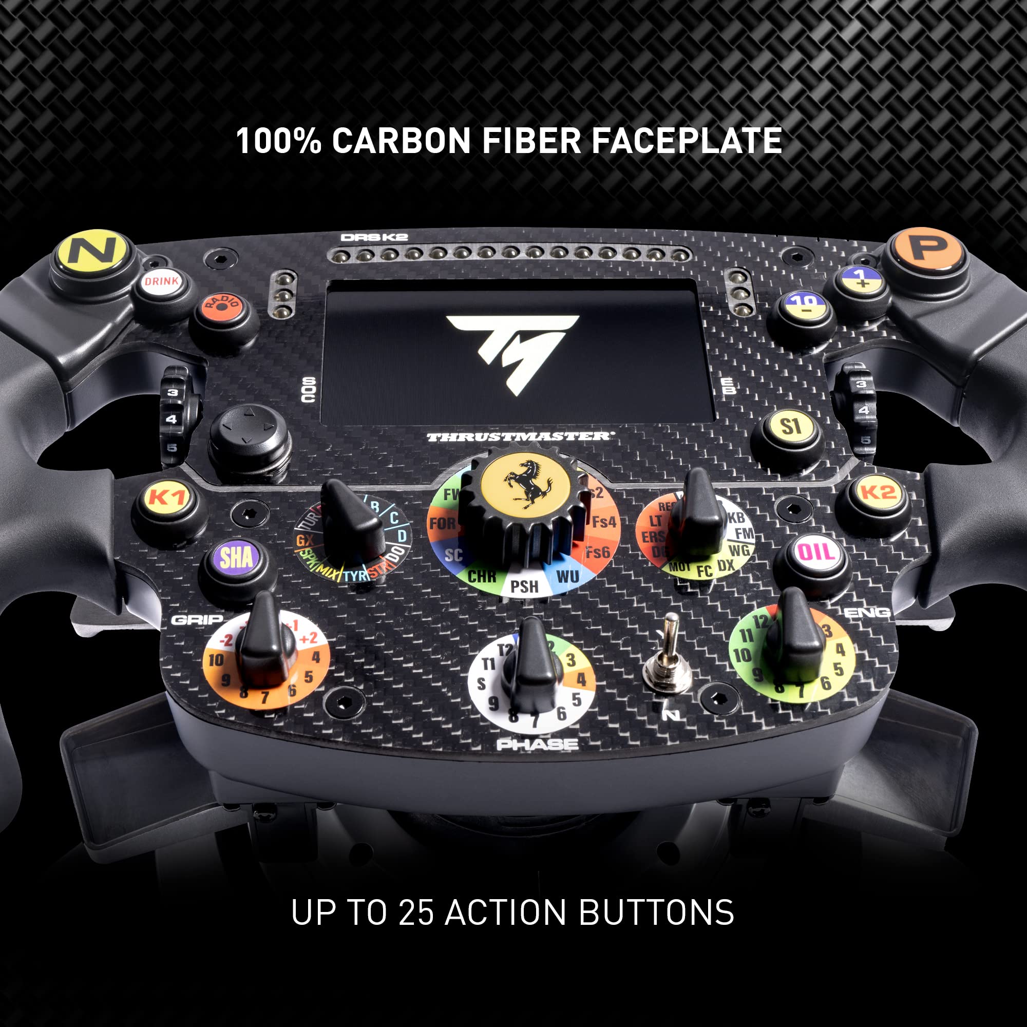 Thrustmaster Ferrari SF1000 volant Formula Add-On écran 4,3" PS5 PC
